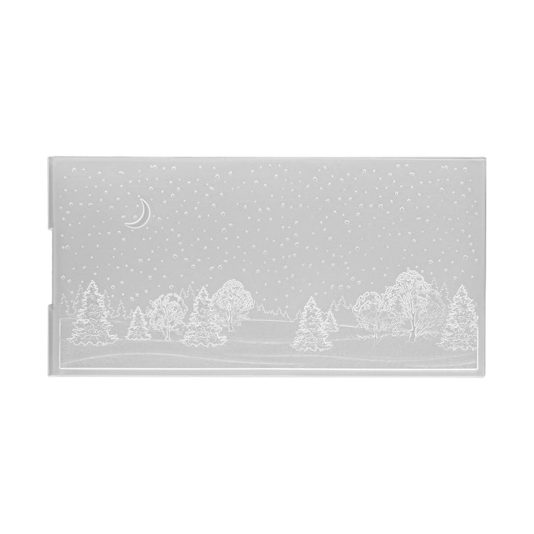 Nellie's choice • 3d embossing folder landschap besneeuwd landschap 10,5x21cm
