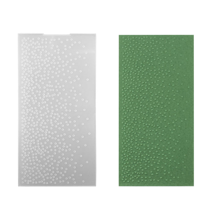 Nellie's choice • 3d embossing folder achtergrond sneeuw 10,5x21cm