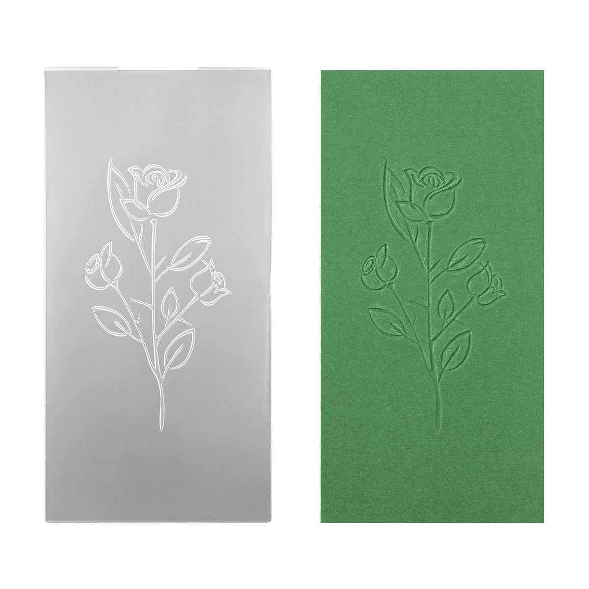 Nellie's choice • 3d embossing folder rozen 10,5x20,5cm