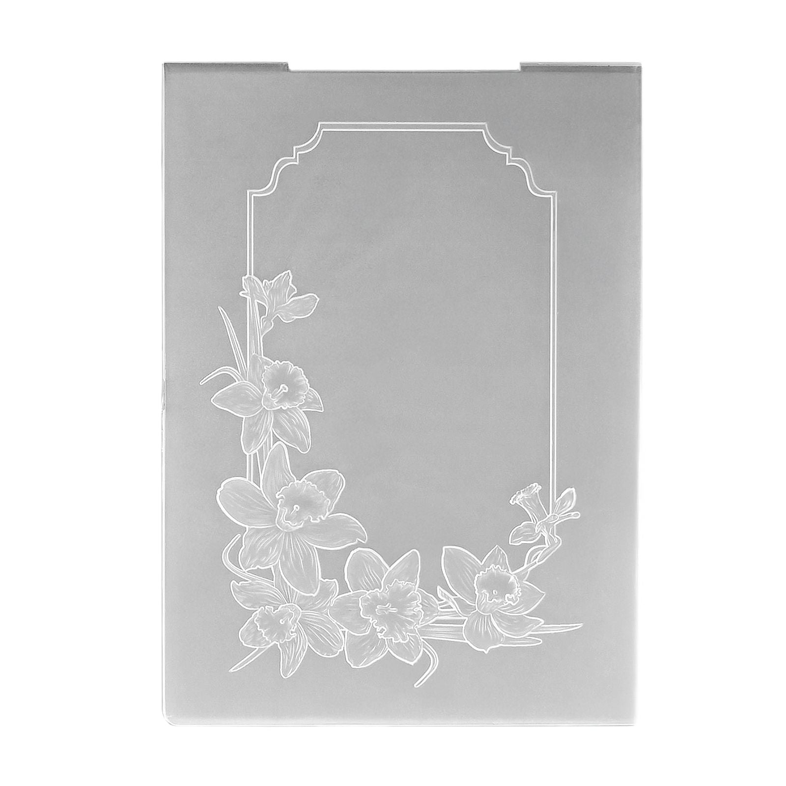 Nellie's choice • 3d embossing folder frame narcissen 10,5x14,8cm