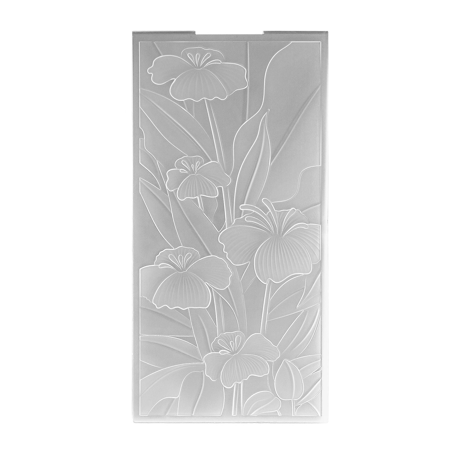 Nellie's choice • 3d embossing folder achtergrond lelies 10,5x20,5cm