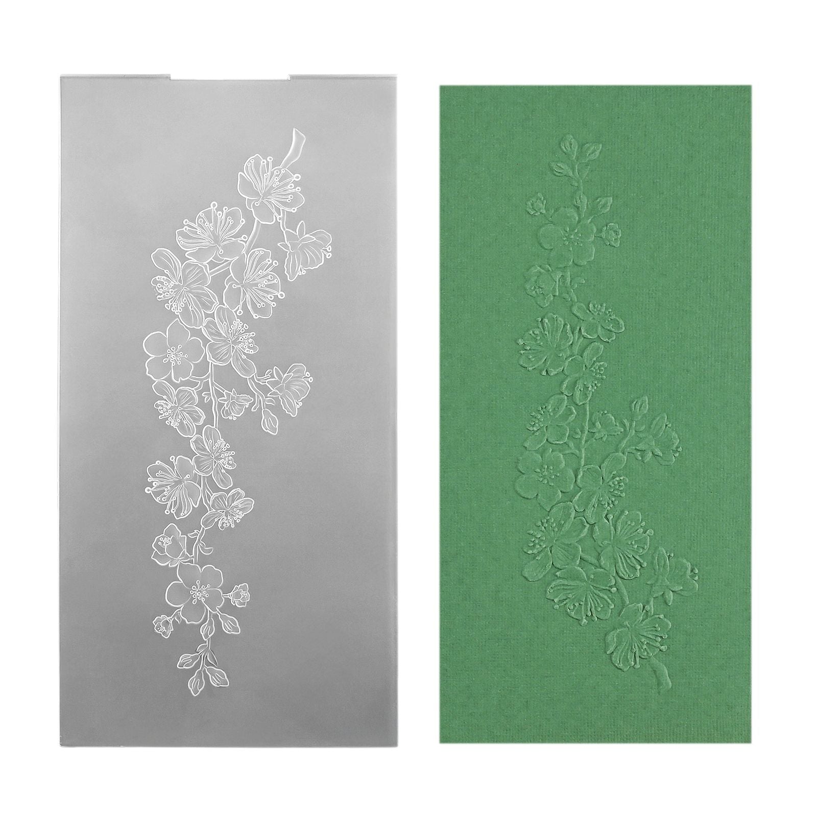 Nellie's choice • 3d embossing folder bloementak 10,5x20,5cm
