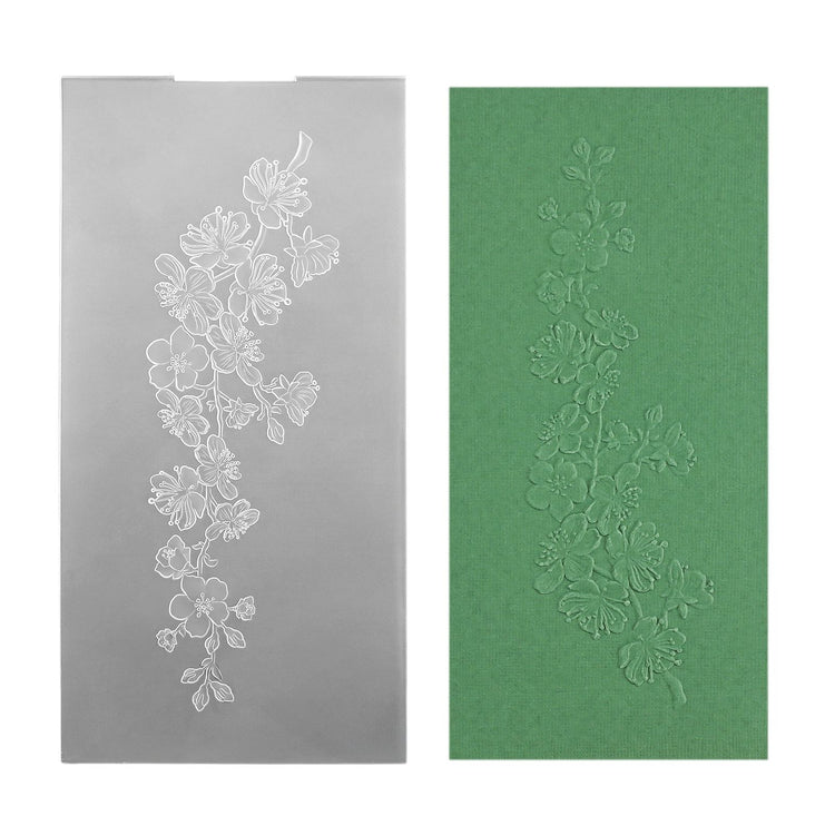 Nellie's choice • 3d embossing folder bloementak 10,5x20,5cm