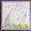 Nellie's choice • 3d embossing folder achtergrond paaseieren 15x15cm