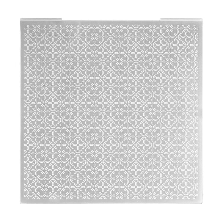 Nellie's choice • 3d embossing folder achtergrond kerststerretjes 15x15cm