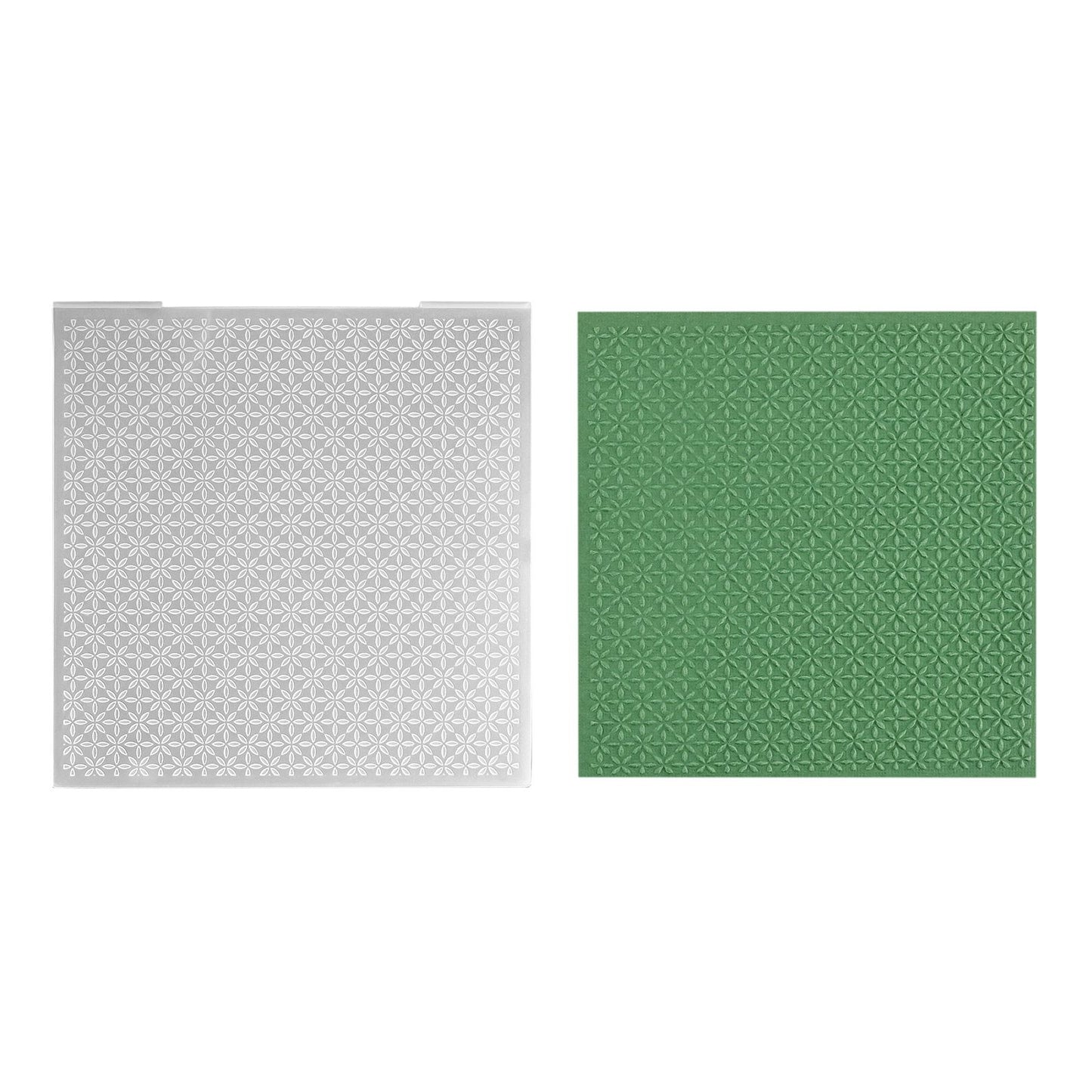 Nellie's choice • 3d embossing folder achtergrond kerststerretjes 15x15cm