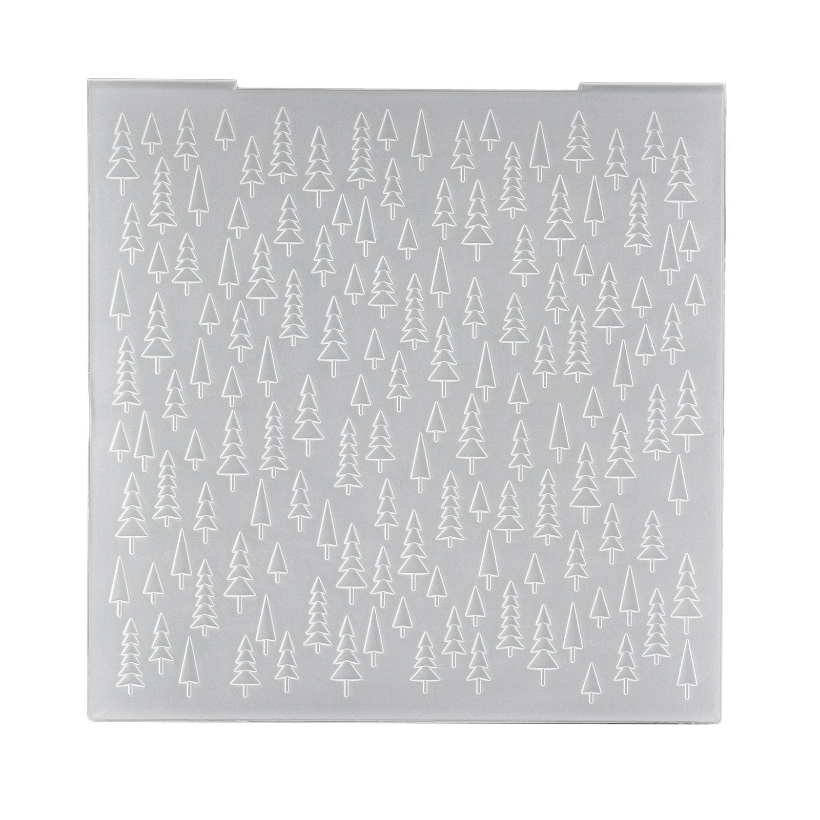 Nellie's choice • 3d embossing folder achtergrond kerstboom 15x15cm