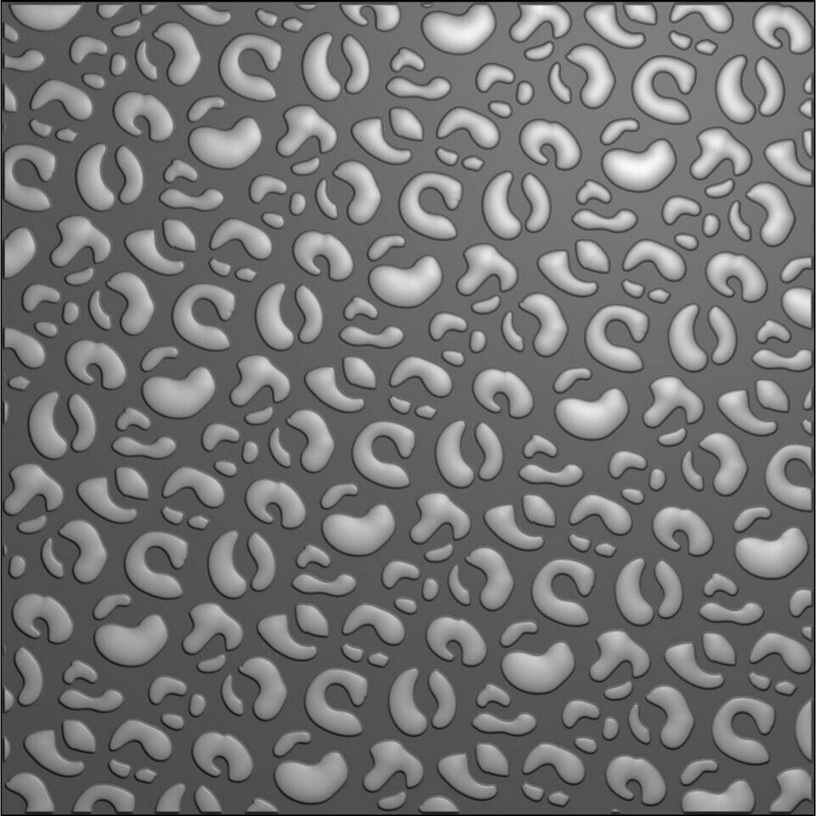 Nellie's choice • 3d embossing folder achtergrond luipaard 15x15cm