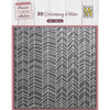 Nellie's choice • 3d embossing folder achtergrond chevron 15x15cm