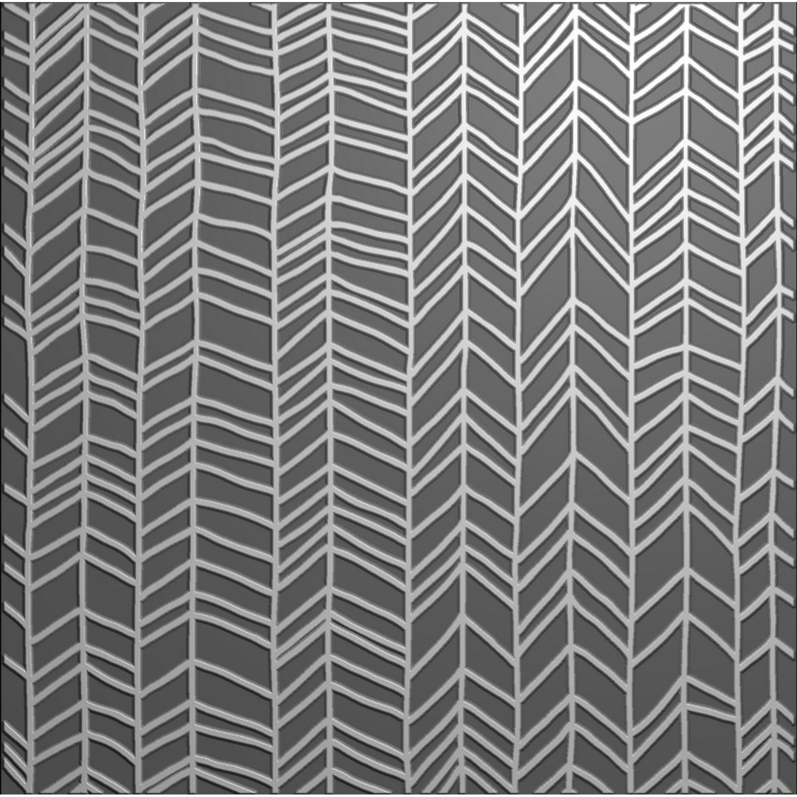 Nellie's choice • 3d embossing folder achtergrond chevron 15x15cm