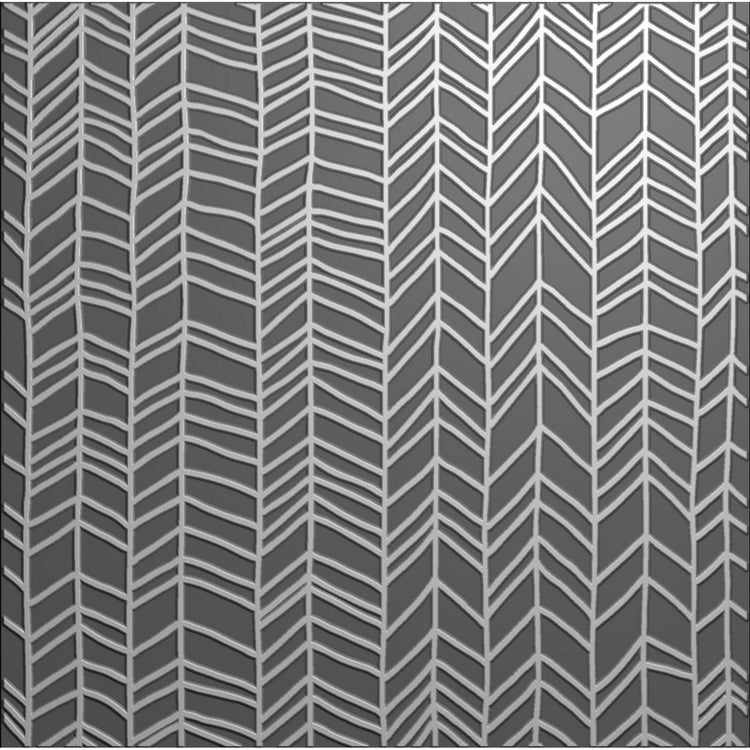 Nellie's choice • 3d embossing folder achtergrond chevron 15x15cm