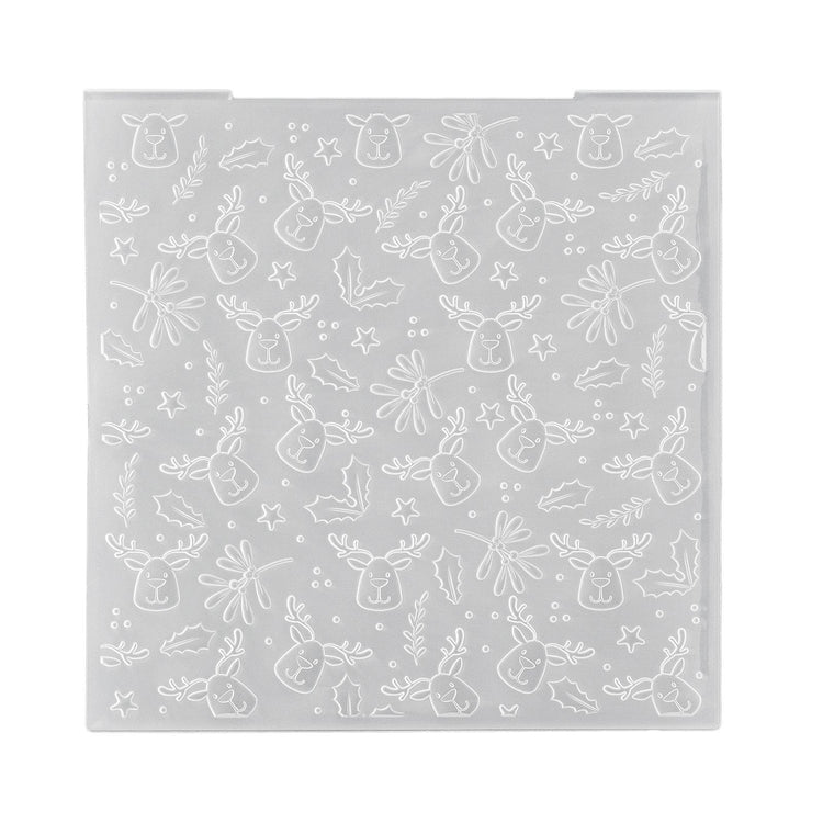 Nellie's choice • 3d embossing folder achtergrond eland 15x15cm