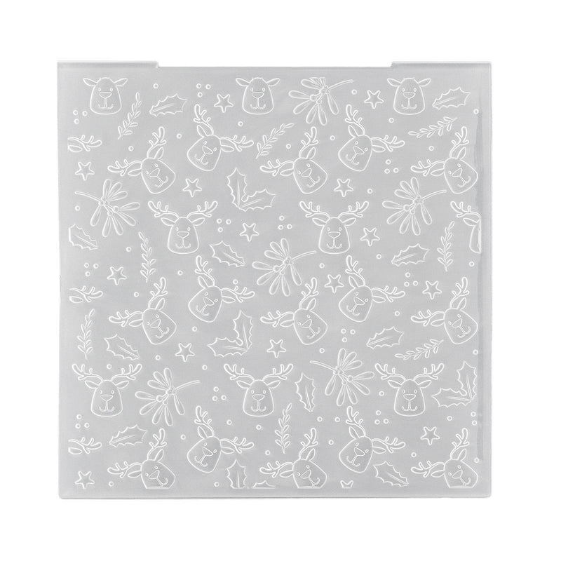 Nellie's choice • 3d embossing folder achtergrond eland 15x15cm