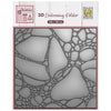 Nellie's choice • 3d embossing folder verfdruppels 15x15cm