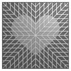 Nellie's choice • embossing folder achtergrond geo hart 15x15cm