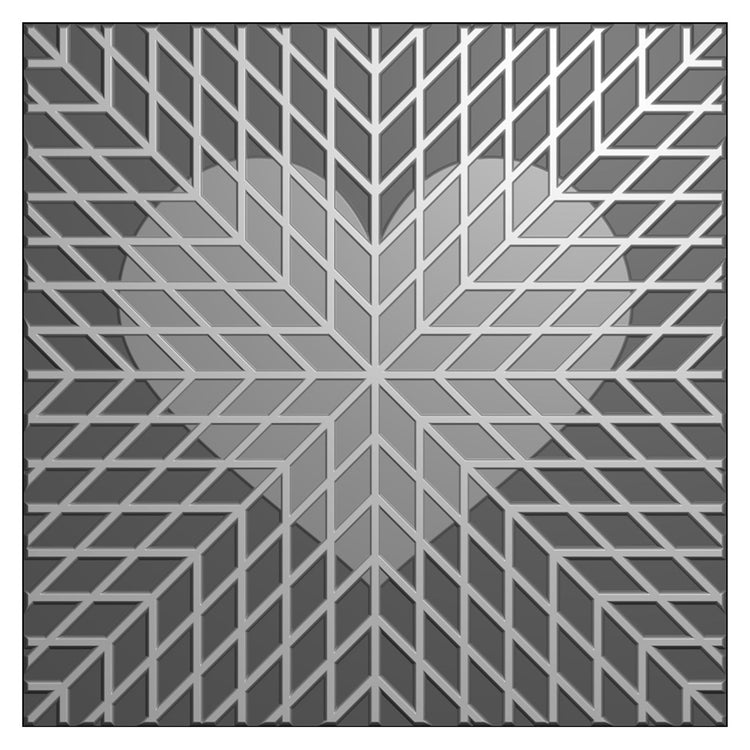 Nellie's choice • embossing folder achtergrond geo hart 15x15cm