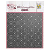 Nellie's choice • embossing folder achtergrond hart en stippen 15x15cm