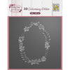 Nellie's choice • 3d embossing folder pasen bloemenkrans 15x15cm