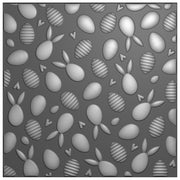 Nellie's choice • 3d embossing folder achtergrond konijnen en paaseieren 15x15cm - afbeelding 2