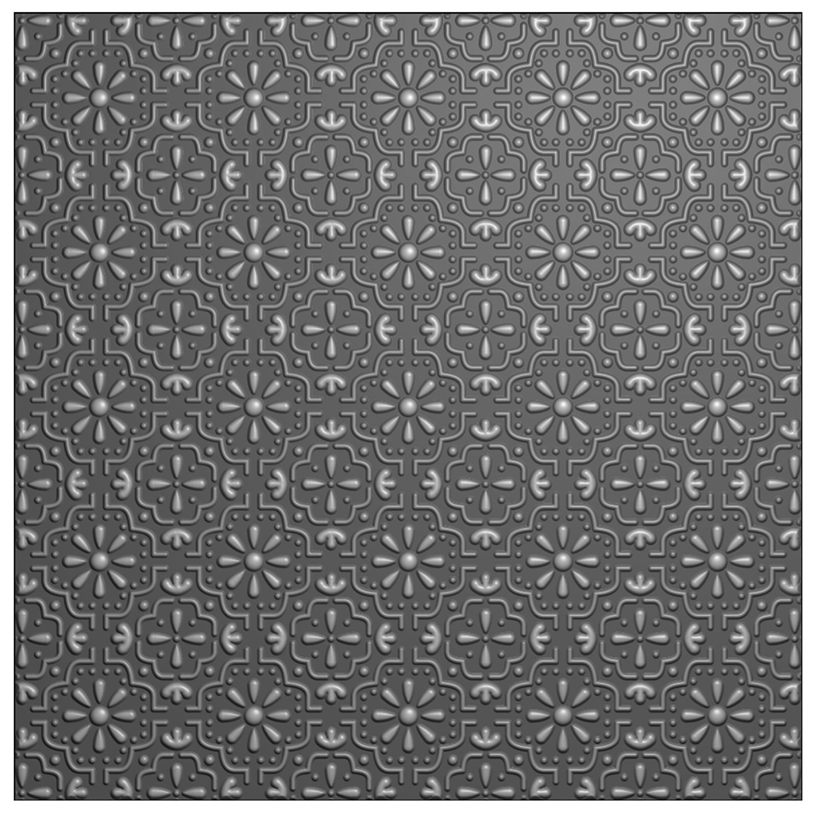 Nellie's choice • 3d embossing folder achtergrond pasen tegels 15x15cm