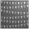 Nellie's choice • 3d embossing folder achtergrond vlaggetjes 15x15cm