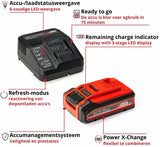 Einhell 18v 4ah plus pxc starter kit - 4512159 - afbeelding 2