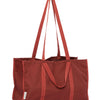 Croozer shopping bag for cargo trailer lava red