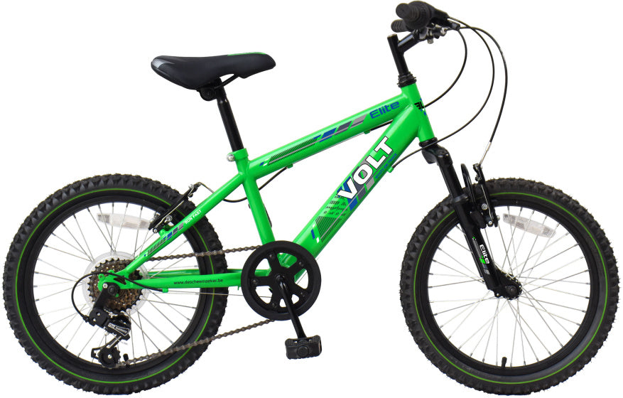 Elite volt 18 inch 26 cm jongens 6v v-brakes groen