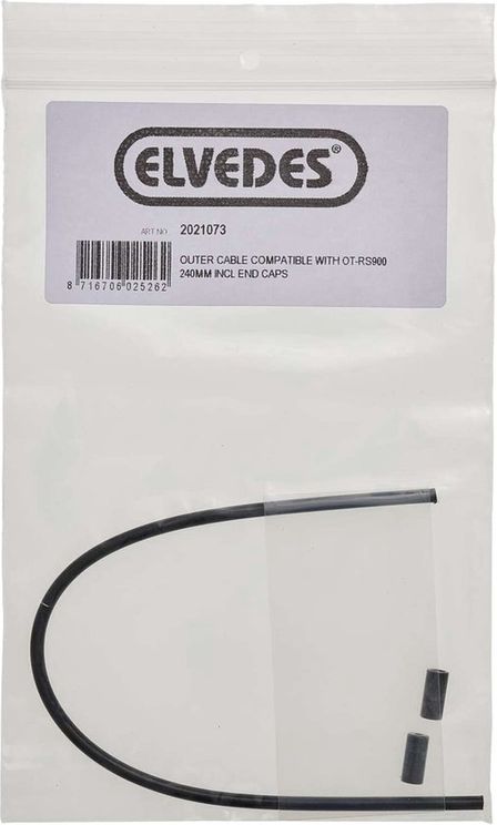 Elvedes schakel buitenkabel 240mm incl.2 ferrules Superflex