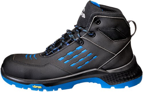 Emma safety footwear emma werkschoen crossforce xd hoog s3 | zwart blauw | maat 43 - 8715316154898