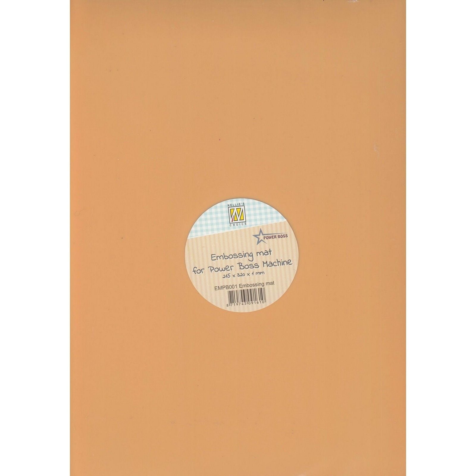 Nellie's choice • powerboss a4 embossing mat for powerboss black