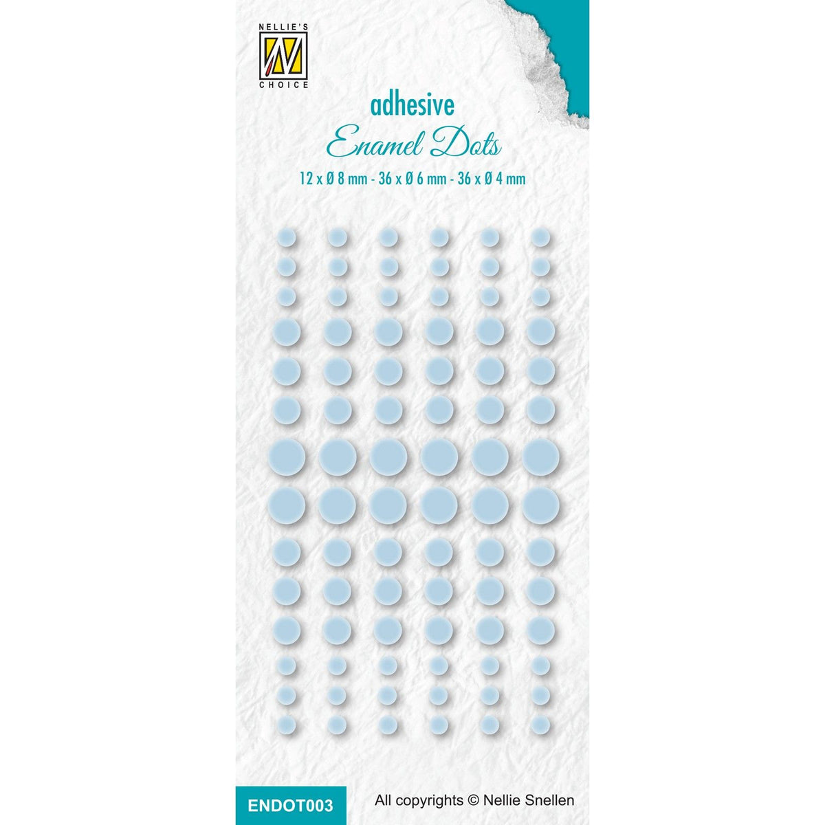 Nellie's choice • enamel dots 290c baby blue