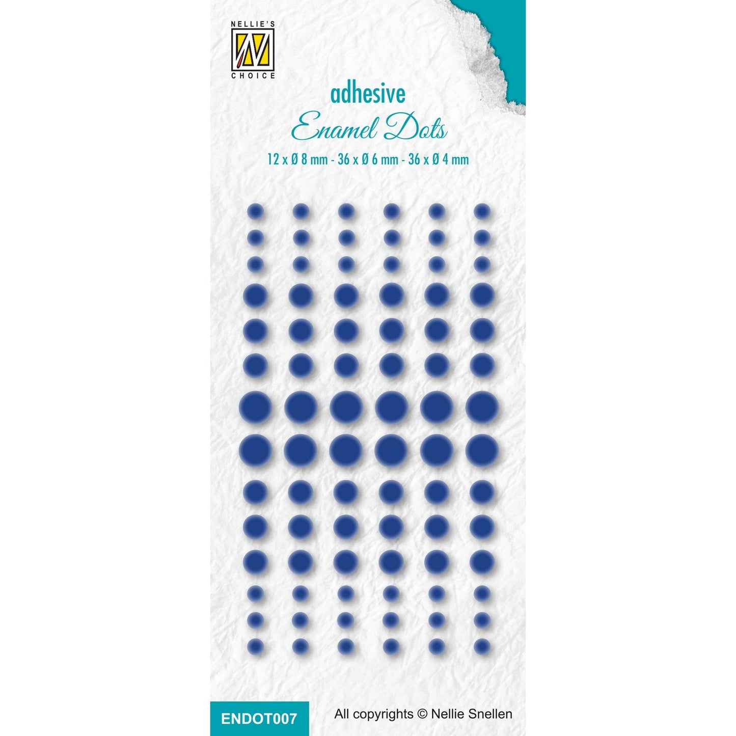 Nellie's choice • enamel dots 293c blue
