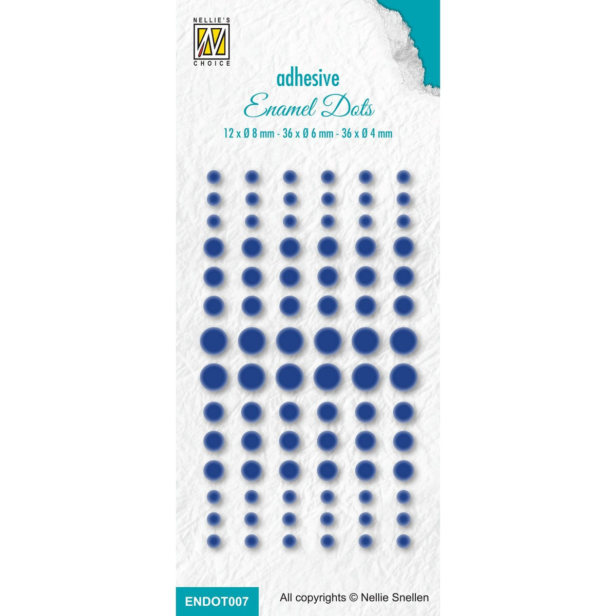 Nellie's choice • enamel dots 293c blue