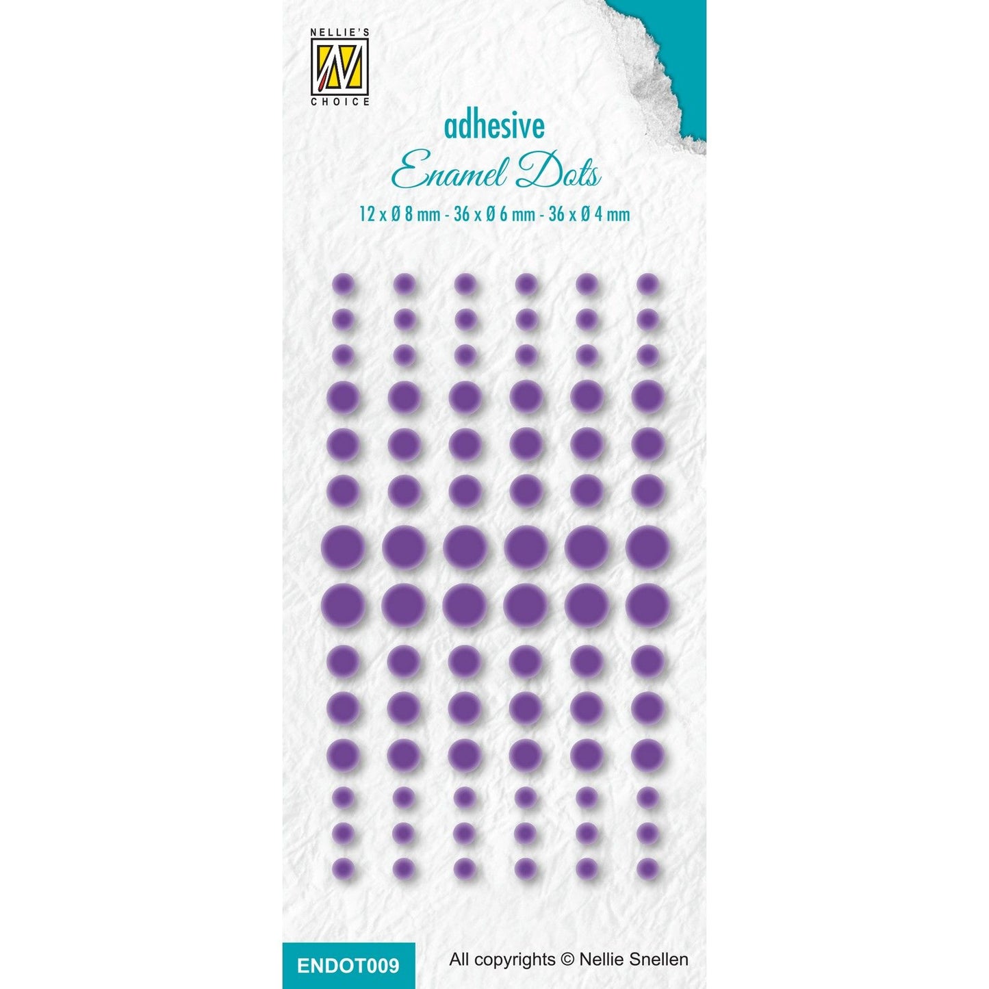Nellie's choice • enamel dots 2587c purple