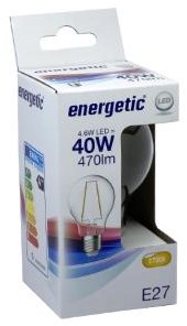 Enzo energetic led gls e27 4-40w 2700k filament helder - 2720310 - afbeelding 2