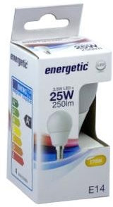 Enzo energetic led kogel e14 2,9-25w 2700k mat - 2710212 - afbeelding 2