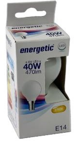 Enzo energetic led kogel e14 4-40w 2700k filament mat - 2720620 - afbeelding 2