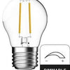 Enzo energetic led kogel e27 4,2-40w 2700k filament helder dimbaar - 2720270