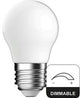 Enzo energetic led kogel e27 4,2-40w 2700k filament mat dimbaar - 2720658