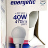 Enzo energetic led kogel e27 4,9-40w 2700k mat - 2710272