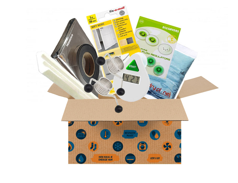 Energiebespaarbox - medium - gas waterbesparing
