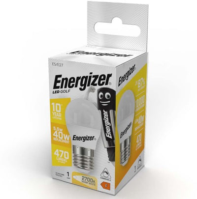 Enzo energizer led kogel e27 5,5-40w 2700k mat dimbaar - 2602610