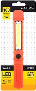 Enzo entac led werklamp 1w oranje 3xaaa - 5700245 - afbeelding 1