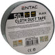 Enzo entac reparatietape 50mm rol 50m zwart - 4139544
