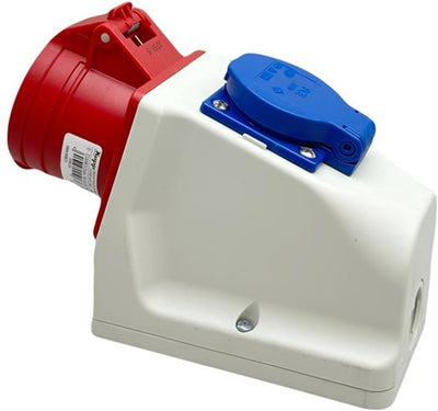 Enzo abl cee 5p 16a 400v opbouw wcd combinatie met 2p+ra - 6315161