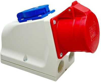 Enzo abl cee 5p 16a 400v opbouw wcd combinatie met 2p+ra - 6315161