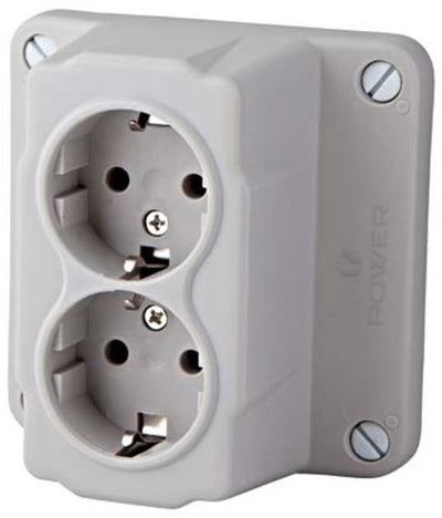 Enzo abl deksel kabeldoos uni abl dubbel wcd - 4047870