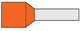 Enzo adereindhuls geisoleerd 0,5x8 oranje 4421010