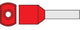 Enzo adereindhuls geisoleerd twin 1,0x8 rood 4422030